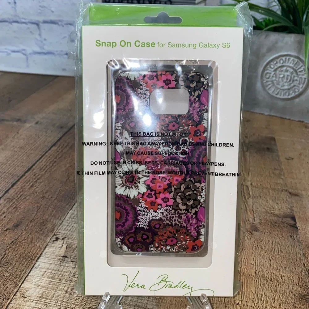 💜 Vera Bradley Samsung Galaxy S6 Case Nwt
